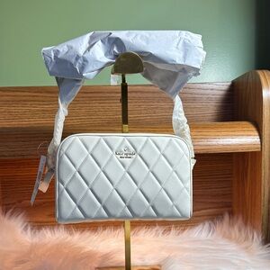 Kate Spade White Quilted Crossbody Bag New with tag